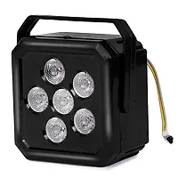 Dj Led Par Flood Light With 6 Led For Home Party Festival Lighting With 24 Keys Remote Control Disco Stage Light-(Multicolor)-thumb1