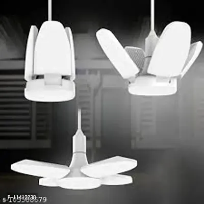 Led Bulb Lamp B22 Foldable Light 25W 4 Leaf Fan Blade Bright Led Bulb With Angle Adjustable Home Ceiling Lights Ac160 265V Home Decorative Nw C 30-thumb0