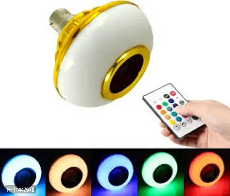 DAYBETTER Bluetooth Speaker Music Bulb Light with Remote 3 in 1 12W Led Bulb with Bulb B22 + RGB Light Ball Bulb Colorful with Remote C | VD-X-15