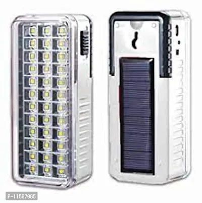 DAYBETTER  Solar High-Bright 36 LED Light with Android Charging Support Rechargeable LED Emergency Light (36 LED+ Solar) - 7.80 Watts, Multicolor, Rectangular-thumb0
