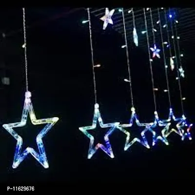 DAYBETTER&reg; Star Curtain Led Lights 12 Stars,138 String Led Light 2.5 Meter for Christmas Decorati | NW-C-29