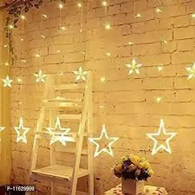 DAYBETTER&reg; Star Curtain Lights 12 Stars,138 String Led Light 2.5 Meter for Christmas Decorati | NW-C-23-thumb0