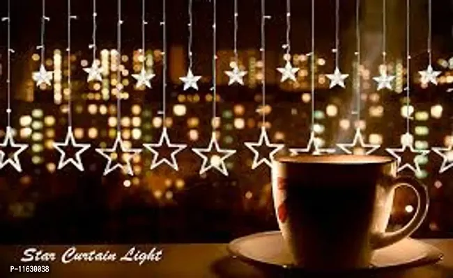 DAYBETTER&reg; Star Curtain Lights 12 Stars,138 String Led Light 2.5 Meter for Christmas Decorati | NW-C-23