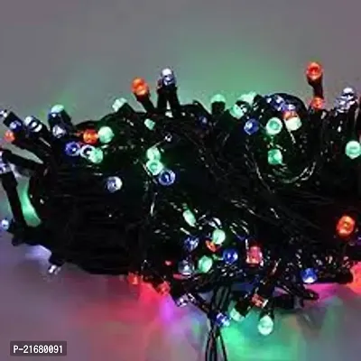 DAYBETTER 30 Meter 120 LED Decorative Pixel Led String Light | 36 Feet Single COLOR Diwali Still Led Ladi String Light for Home Decor, Christmas, Diwali and Festive Decoration Power Pixel (MULTICOLOR)-thumb2