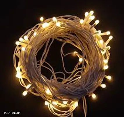 RSCT 15 Meter 40 LED Decorative warm white color Pixel Led String/Rice Light | 36 Feet Single  Diwali Still Led Ladi String Light for Home Decor, Christmas, Diwali and Festive Decoration Power PixeL-thumb2