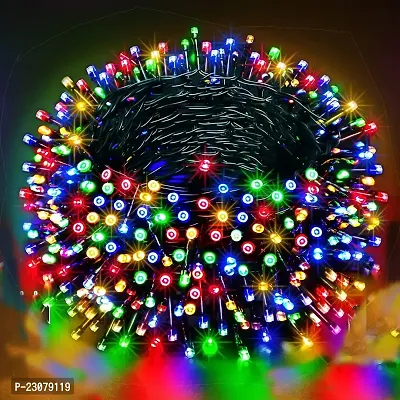 RSCT 13 Meter LED Decorative Pixel Led String/Rice Light | 36 Feet Single Colour Diwali Still Led Ladi String Light for Home Decor, Christmas, Diwali and Festive Decoration Power Pixel (Multi)-thumb0