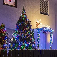 RSCT 13 Meter LED Decorative Pixel Led String/Rice Light | 36 Feet Single Colour Diwali Still Led Ladi String Light for Home Decor, Christmas, Diwali and Festive Decoration Power Pixel (Multi)-thumb2