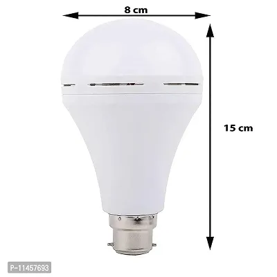 9 Watt Inverter Bulb Led Bulb Light Rechargeable Emergency Ac Dc Bulb Color White B22 Cap 1Pcs Nw C 27-thumb3