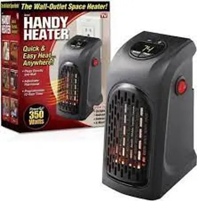 Small Electric Handy Room Heater Compact Plug-in, The Wall Outlet Space Heater 400Watts, Handy Air Warmer