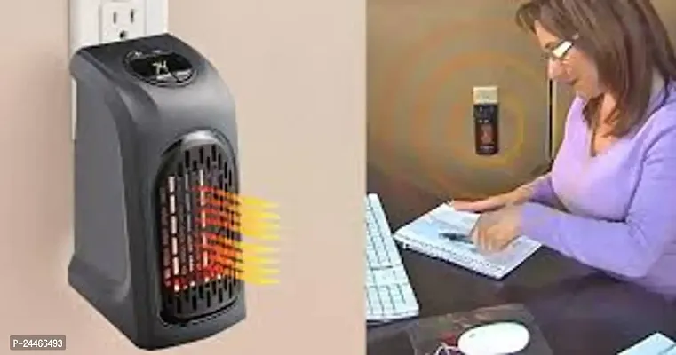 Small Electric Handy Room Heater Compact Plug-in, The Wall Outlet Space Heater 400Watts, Handy Air Warmer-thumb4