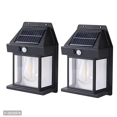 DAYBETTERreg; Wall Lamp Solar Lights | Wireless Dusk to Porch Lights | Fixture Solar Wall Lantern with 3 Modes Waterproof Outdoor Lighting for Office | Home Garden | Balcony (Pack of 2)