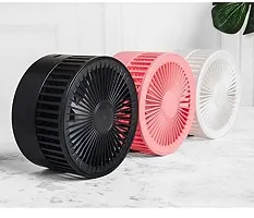 Mini Foldable USB Rechargeable Desk Fan Electric Desktop Fan Adjustable  Portable for Travel Silent Table Top Personal Fan for Bedside Office Table, Home, Kichen (Color may change)-thumb1