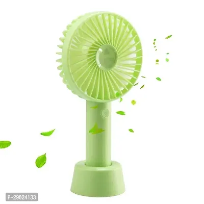 Mini Hand fan Rechargeable Mini Fan with USB Charging | 3 Speed Option | Portable, Handheld and Small handal Table Fan (ASSORTED COLOURS)-thumb3