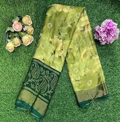 Hot Selling Chiffon Saree with Blouse piece 