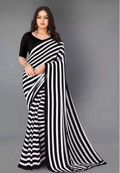 georggete daily wear prints sarees with blouse