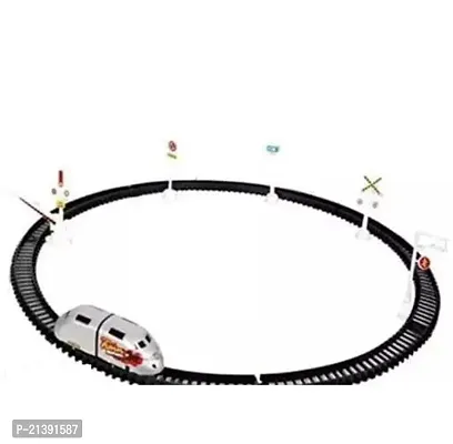High Speed Train Set Toy For Kids With Tracks And Signal Train Set Toy For Kids Trains Bullet Train-thumb0