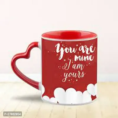 Stylish Granite Red Cups And Mugs For Tea And Coffee 300 Ml