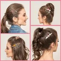 HAPPYMATES Pearls Fashion Korean Style Handmade Hair Barrettes Hairpins for Women Girls Headwear Styling Bobby Hairpin 8 PCS-thumb3