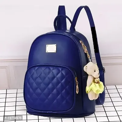 Leather Backpack Purse Satchel School Bags Casual Travel Daypacks for Girl-thumb0