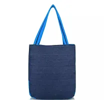 Beautiful Womens Canvas  Leather Handbag-thumb2