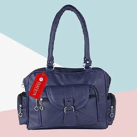 Mango star Women's Shoulder Bag (Navy Blue) (MS34)