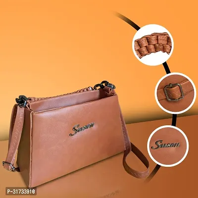 Stylish PU Sling Bag For Women-thumb2