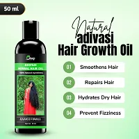 Adivasi Hair Oil | Ayurvedic Hair Oil | Anti Hair Fall and Hair Growth Oil | Adivasi Herbal Oil-thumb2