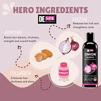 DE Shine Natural Onion Oil for Hair Growth and Hair Fall Control -100 ML-thumb2