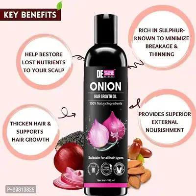 Natural Red Onion Hair Oil | Onion Methi Oil for Hair Fall Control and Hair Growth-thumb3