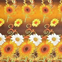 PCOTT Prime Collection 144 TC Polycotton 3D Printed Double Bedsheet with 2 Pillow Covers (Multicolour, Size 90 x 90 Inch) - Sunflower 3D5-thumb3