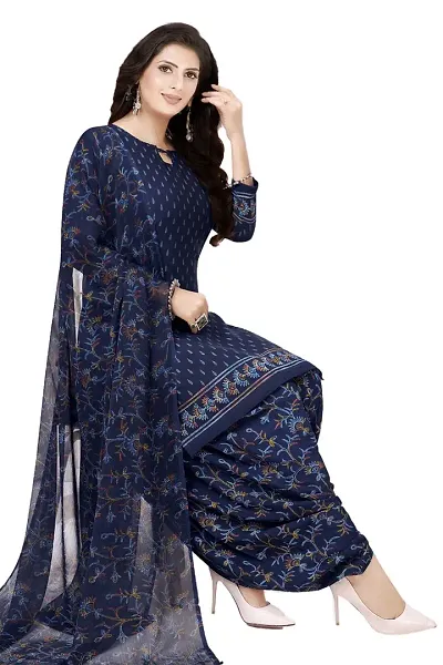 Casual Wear Women Dress Material And Salwar Suit Sets For Women Girl Printed-Type( Unstitched )