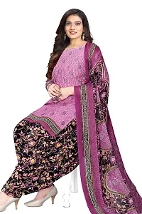 Beautiful Art Silk Unstitched Dress Material with Dupatta-thumb2