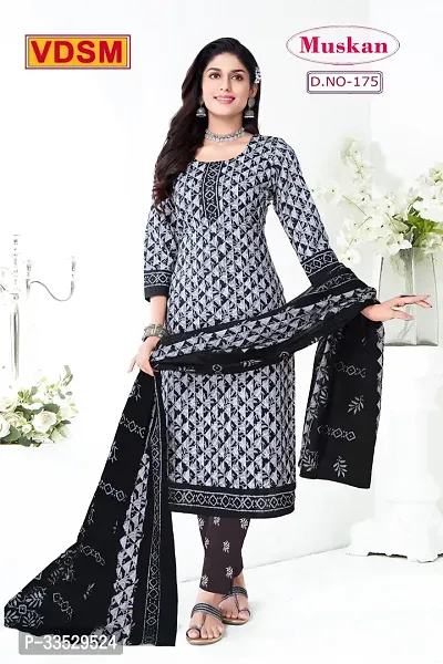 Beautiful Art Silk Salwar Suit Unstitched Dress Material with Dupatta-thumb0