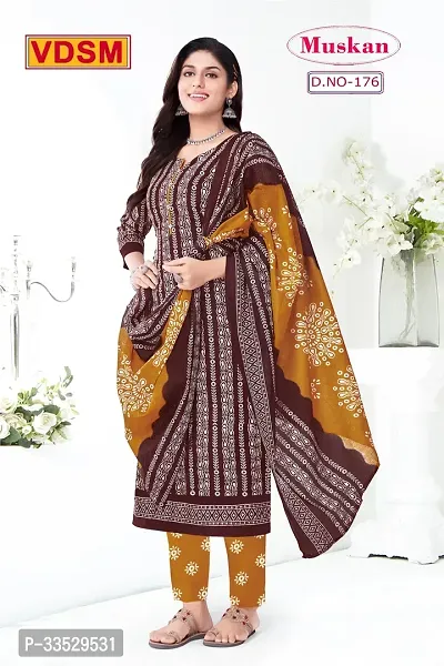 Beautiful Art Silk Salwar Suit Unstitched Dress Material with Dupatta