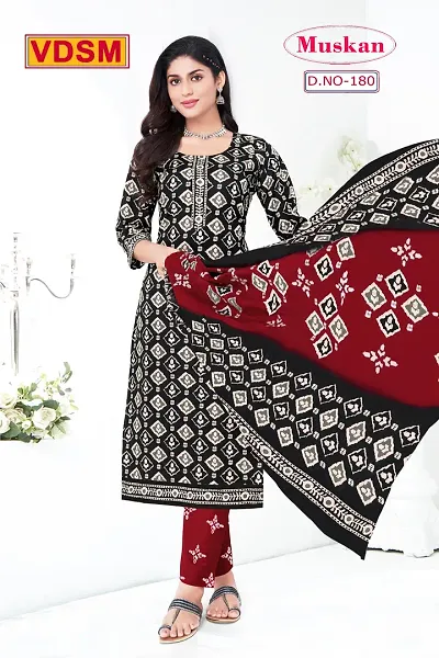 Stylish Art Silk Unstitched Dress Material For Women