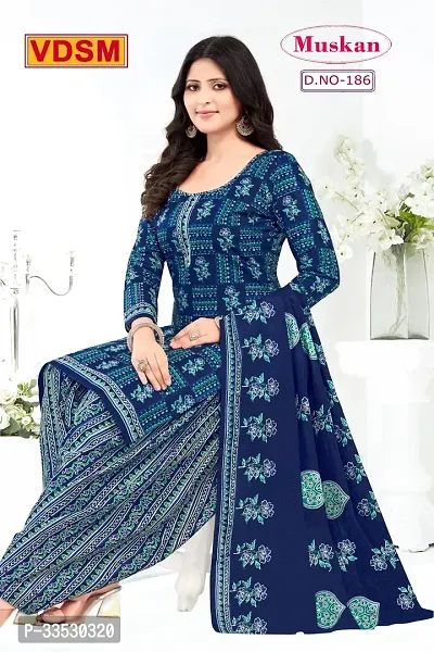 Beautiful Art Silk Salwar Suit Unstitched Dress Material with Dupatta