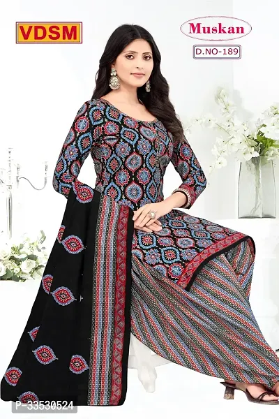 Beautiful Art Silk Salwar Suit Unstitched Dress Material with Dupatta-thumb0