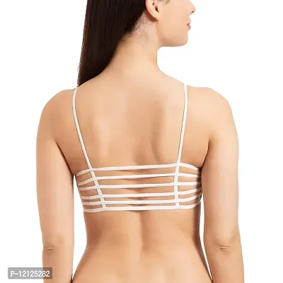 Buy Tweens Women's Poly Cotton Removable Pads Wire Free Bralette Bra  (TW280-2PC-BL-OFFW-34B_Black, Off White_34) Online In India At Discounted  Prices