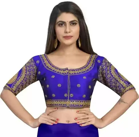 Classic Banglori Silk Embroidered Blouses for Women