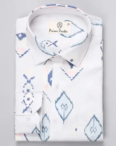 Trendy Men Cotton Shirt Clothing Fabric