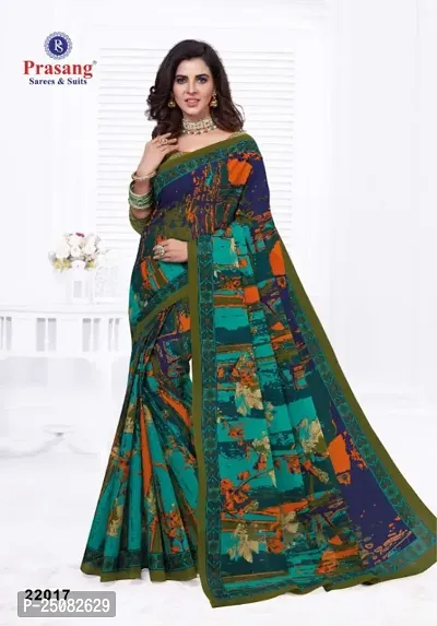 Trendy Women Chiffon Printed Saree