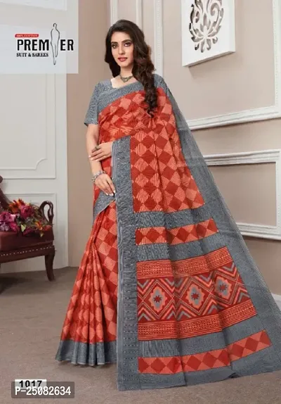 Trendy Women Chiffon Printed Saree