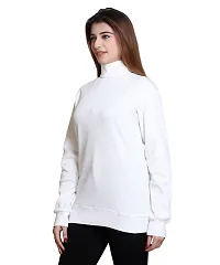 Women's Ribbed Turtleneck Highneck Pullover Sweater with Full Sleeves-thumb4