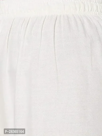 Stylish White Palazzo Pants For Ladies-thumb5