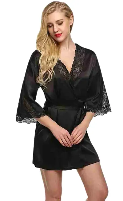 Fancy Babydoll Night Robe For Women