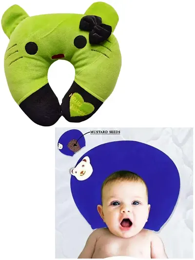 Kids new born head support baby mustered seeds rai pillow ( Combo2)