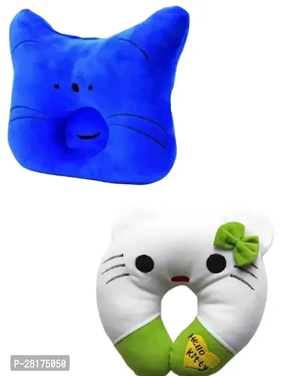 New Born Baby Pillow, Baby Cushi - Kitty Design Combo Pack-thumb0