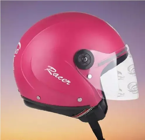Classic Pink Motorbike Helmet