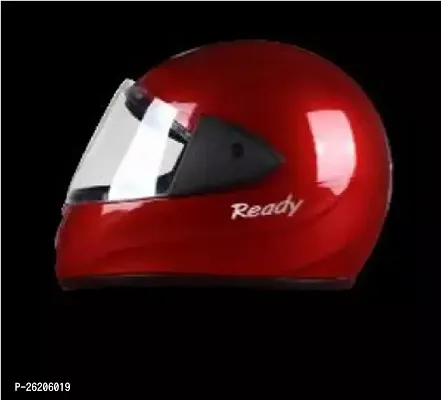 Classic Red Motorbike Helmet-thumb0