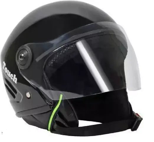 Classic Black Motorbike Helmet